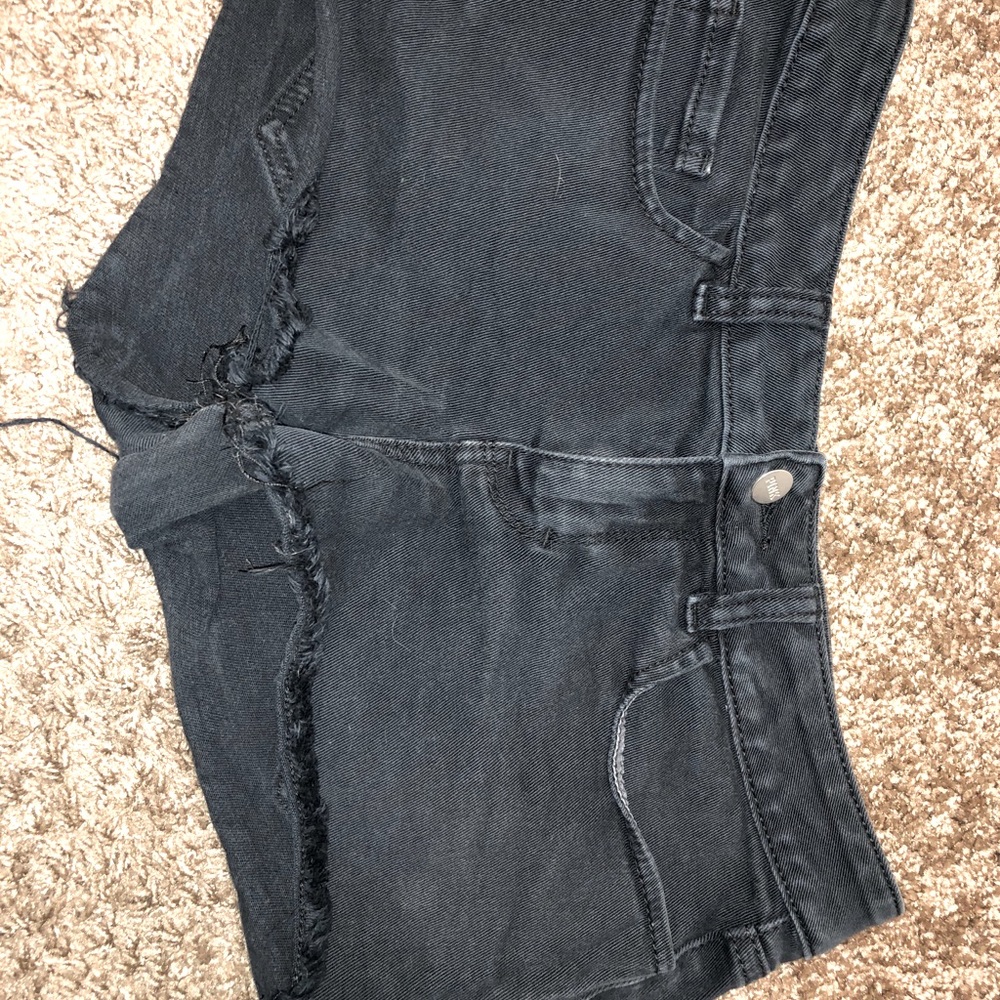 Victoria’s Secret PINK Black Jean Shorts